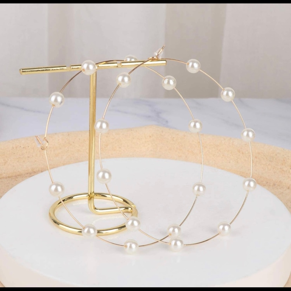 Pearl Hoops